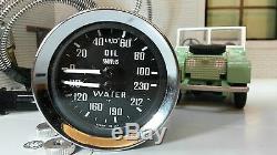Smiths Oil Pressure Gauge Water Temperature Dual 233480 Land Rover Series 1 2 2a