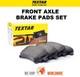 Textar Front Axle Brake Pads For Landrover Range Rover Velar 3.0 D 4x4 2017-on