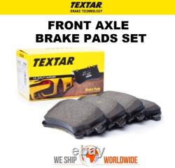 TEXTAR Front Axle BRAKE PADS for LANDROVER RANGE ROVER VELAR 3.0 D 4x4 2017-on