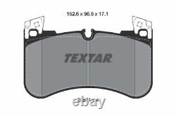 TEXTAR Front DISCS & PADS for LAND ROVER RANGE ROVER 3.0 D250 MHEV 4x4 2020-on