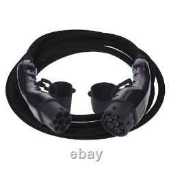 Type 2 To Type 2 EV Charging Cable 2m 16A / 3.7kW Black