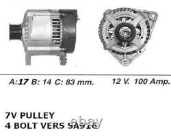 WAI Alternator for Land Rover Range Rover Turbo 95A / VM 2.5 (10/1989-11/1992)