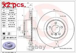 X2 Pcs Front Brake Disc Rotos X2 Pcs Set 09.9372.21 Brembo I