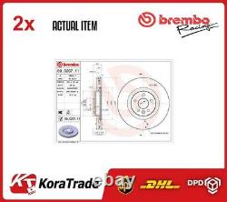 X2 Pcs Front Left Right Brake Disc Set 09c20711 Brembo I