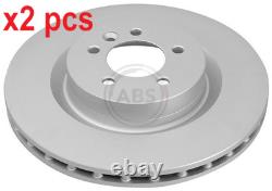 X2 Pcs L&r Sides Fits Land Rover Discovery IV 3.0 4x4 Brake Disc 17720 A. B. S
