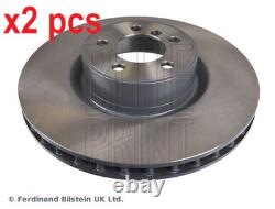 X2 Pcs L&r Sides Front Adj134312c Brake Disc Blue Print
