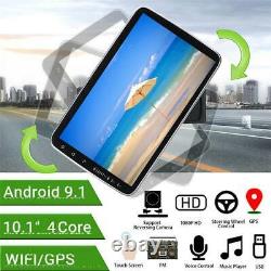 10.1in Voiture Mp5 Player Android 9.1 Rotatable Écran Tactile Stéréo Radio Gps Wifi