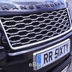 2018 Lifting Avant Look Grille Pour Range Rover Vogue L405 2013-17 Noir + Argent