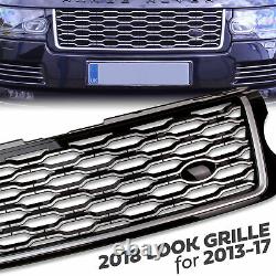 2018 Look Lifting Grille Avant Pour Range Rover L405 Vogue 2013-17 Black+argent