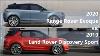 2020 Range Rover Evoque Vs 2019 Land Rover Discovery Comparison Technique