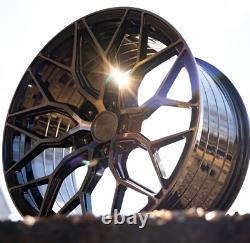 23/Rang Rover L405/L460/Riviera RF108 Formé par Flux/Dual Noir/10.5J/Alliages X4