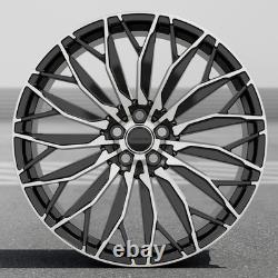 23 jantes en alliage HAWKE ZENITH II 23x10 5x120 NOIR POLI compatibles RANGE ROVER L494