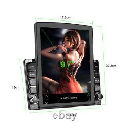 2din 9.7in Android 9.1 Voiture Stereo Radio Mp5 Lecteur Sat Nav Gps Bluetooth Wifi Fm