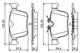 2x ? Convient Pour Bosch 0 986 494 819 Jeu De Plaquettes De Frein, Frein &agrave; Disque ? Vendeur Britannique