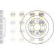2x Disques De Frein Ventilés Pour Land Rover Range Rover Mk3 3.0 Td Arrière Lr033302