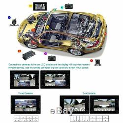 360 ° Parking Vue Complète Avec Avant / Arrière / Droite / Gauche 4 Caméras Dvr Et Surveillance Vidéo