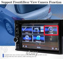6.2 Double 2 Din In Dash Car CD DVD Player Usb Radio Stereo Mirrorlink Pour Gps
