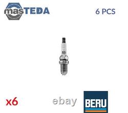 6x Beru Engine Spark Plug Set Plugs Z237 Un Nouveau Remplacement D'oe