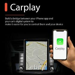 9.5 2 Din Car Stereo Radio Fm Touch Écran Apple Carplay Bt Lecteur Mp5 +camera