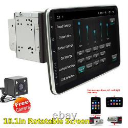 Android 9.1 10.1in 2din Voiture Radio Stereo Fm Gps Wifi Bluetooth Mp5 Player+camera