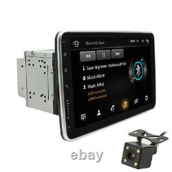 Android 9.1 10.1in 2din Voiture Radio Stereo Fm Gps Wifi Bluetooth Mp5 Player+camera