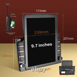 Autoradio 2Din avec écran vertical de 9,7 pouces, lecteur multimédia Android, GPS Navi