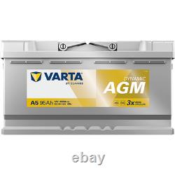 Batterie VARTA Silver AGM A5 / G14 019AGM pour Audi A5 1.8 TFSI 170 8T (2007-2017)