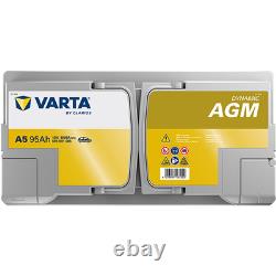 Batterie VARTA Silver AGM A5 / G14 019AGM pour Audi A5 1.8 TFSI 170 8T (2007-2017)