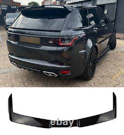 Beaucoup de spoilers de toit de coffre arrière noir brillant pour Range Rover Sport L494 2013-2017