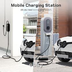 Câble de charge de type 2 6M avec prise UK 3 broches 6-13A Chargeur de voiture électrique portable Volvo XC40