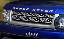 Calandre avant superchargée OEM Range Rover Sport 2010-2013 en gris Oberon et titane.