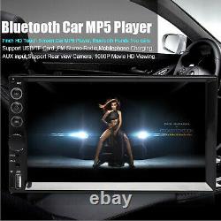 Car Radio Audio Stereo Mp5 Multimedia Player 2din Bluetooth Mirrorlink Pour Gps