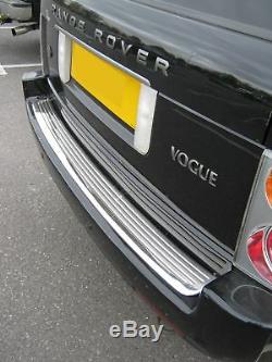Chrome En Acier Inoxydable Garniture De Pare-chocs Arrière Pour Pas Range Rover L322 Vogue Gcat Nouveau