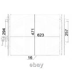 Condenseur CG600G 6G91 19710 CB LR0 23921 1405365 LR0 00566 6G91 19710 CC