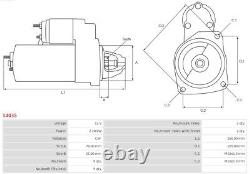 Convient AS-PL S4035 DÉMARREUR BMW E38,39,46 2.9D 98-04 Stock UK