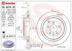 DISQUES DE FREIN ARRIÈRE BREMBO + PLAQUETTES pour LAND ROVER RANGE ROVER SPORT 3.6D 4x4 2006-13