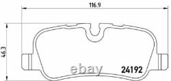 DISQUES DE FREIN ARRIÈRE BREMBO + PLAQUETTES pour LAND ROVER RANGE ROVER SPORT 3.6D 4x4 2006-13