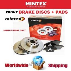 DISQUES ET PLAQUETTES DE FREIN AVANT MINTEX pour LANDROVER RANGE ROVER EVOQUE 2.0 4x4 2014 et plus récent