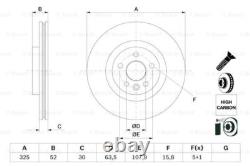 Disque de frein avant AIM convient au Land Rover Discovery Sport, Range Evoque, Jaguar E-Pace