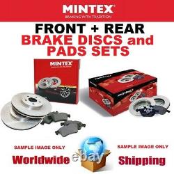 Disques Frontaux Mintex + Pads Pour Le Sport Routier Landrover 3.6 D 4x4 2006-2013