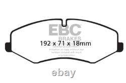 Disques avant EBC et plaquettes Greenstuff pour Land Rover Range Rover L322 3.6 TD 2009 10
