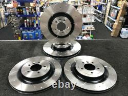 Disques de frein perforés et rainurés avant et arrière avec plaquettes pour Range Rover Sport Autobiography L494