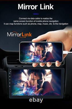 Double 2 Din 9 GPS WIFI Lecteur MP5 de voiture Écran tactile Radio stéréo Android 10.1
