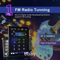 Double 2din 9.5'' Voiture Stereo Radio Apple Carplay Pour Gps Navi Wifi Bt Avec Ahd Cam