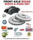 Ensemble De Disques Et De Plaquettes De Frein Avant Pour Landrover Range Rover Iv 5.0 Scv8 4x4 2012-et Plus