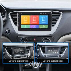 Écran Tactile 9 1din Quad-core Rotatable Android 8.1 Voiture Gps Wifi Bt Stereo Radio