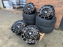 Ensemble de 5 roues style OCTA pour Land Rover Defender, montage 5x22, avec pneus tout-terrain