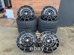 Ensemble de 5 roues style OCTA pour Land Rover Defender, montage 5x22, avec pneus tout-terrain