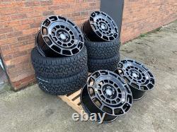 Ensemble de 5 roues style OCTA pour Land Rover Defender, montage 5x22, avec pneus tout-terrain