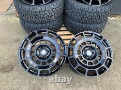 Ensemble de 5 roues style OCTA pour Land Rover Defender, montage 5x22, avec pneus tout-terrain